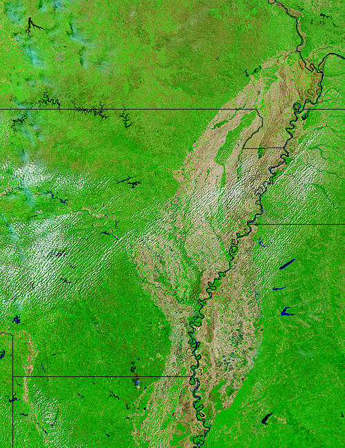 Arkansas (before floods, false color) - related image preview