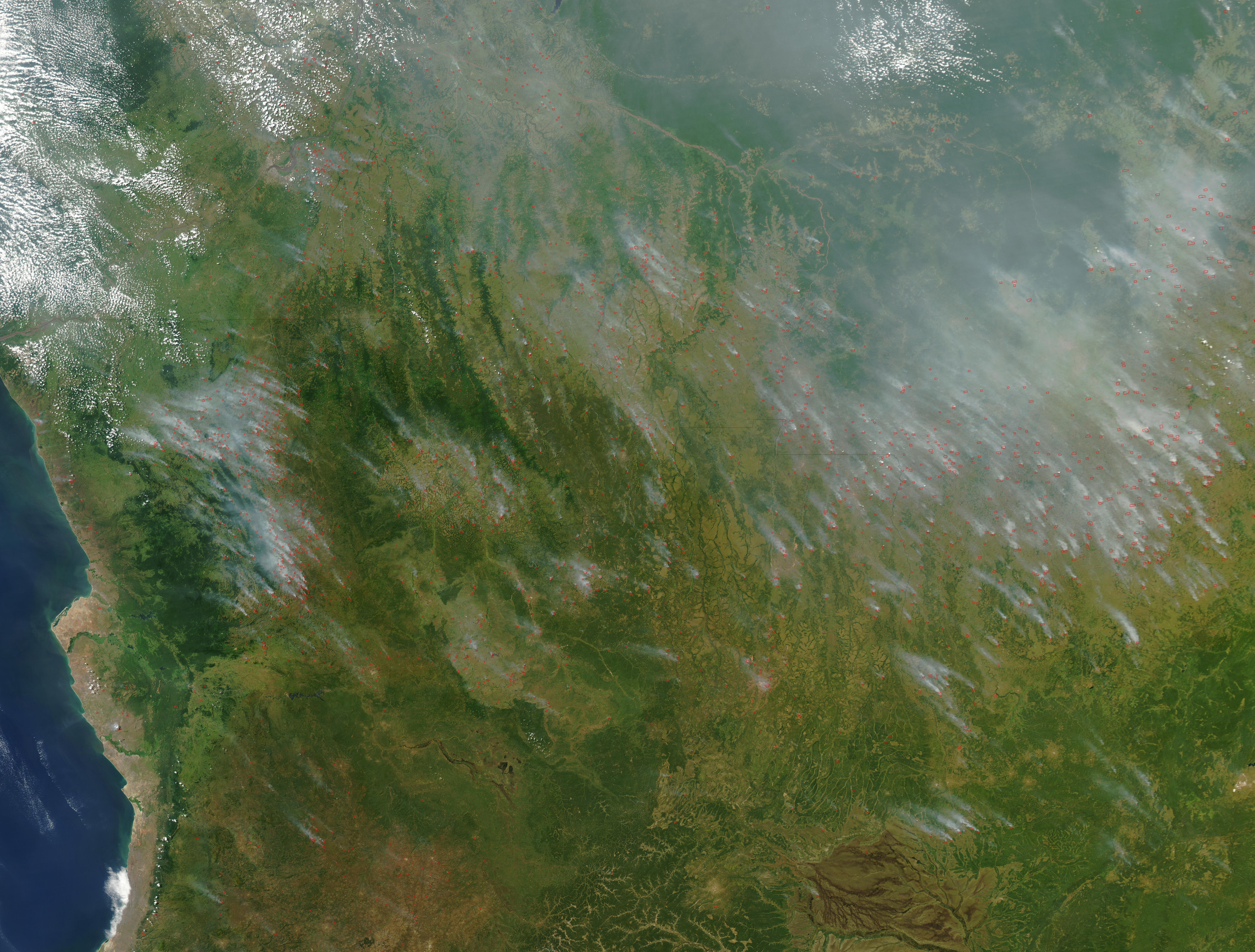 Fires across Congo and Angola - related image preview