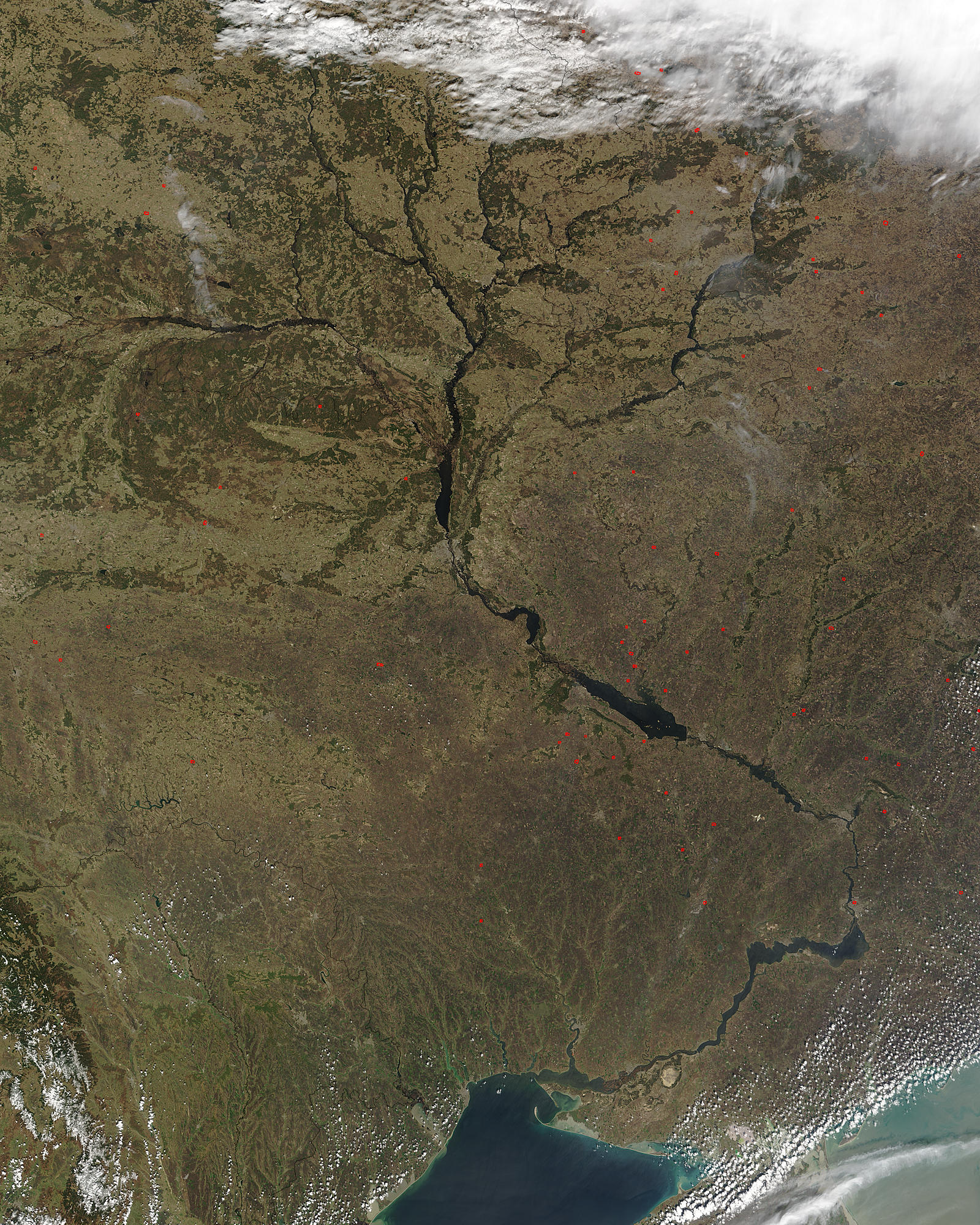The Dnepr River and its tributaries, Ukraine - related image preview
