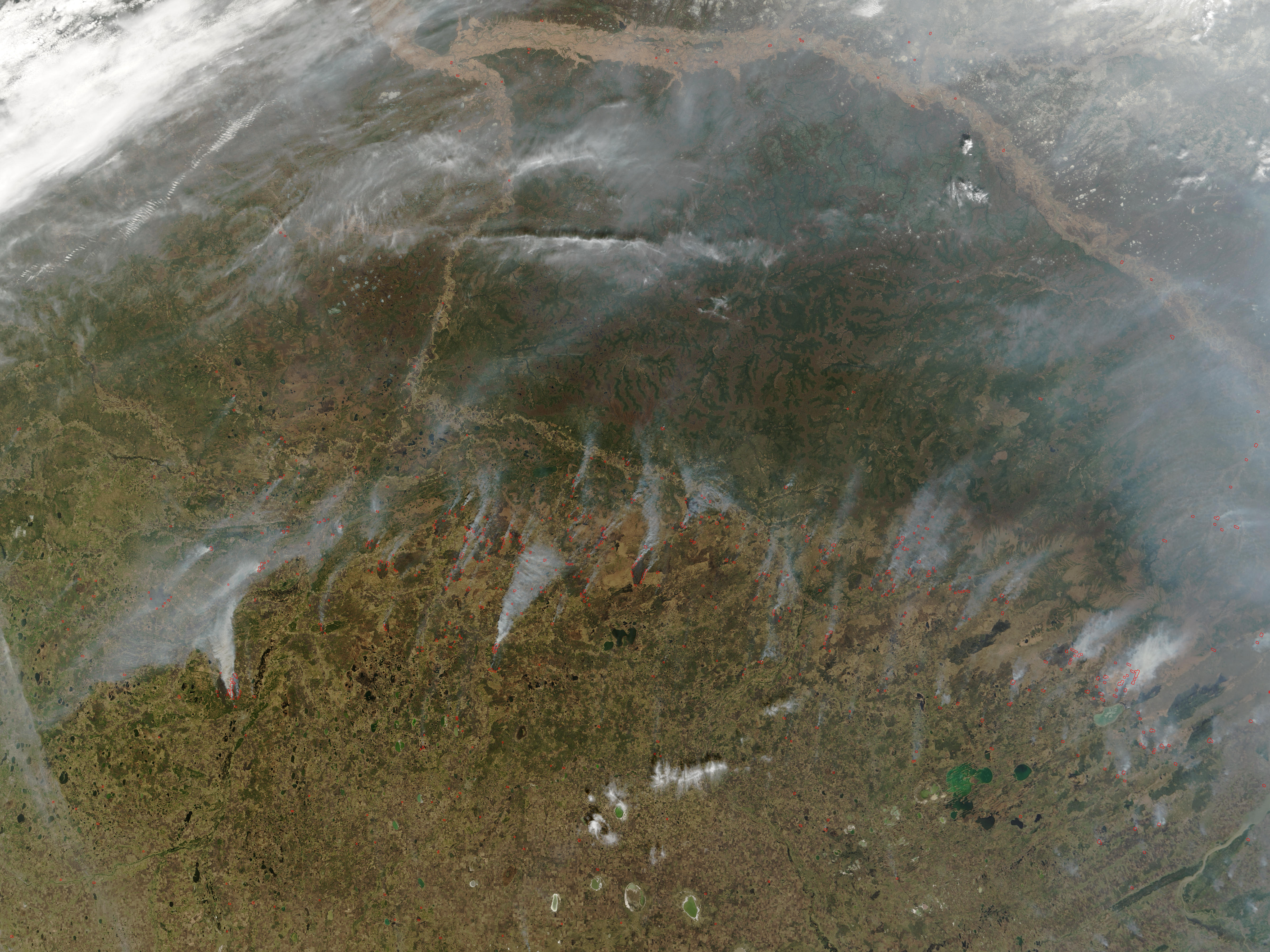 Fires across Central Russia - related image preview