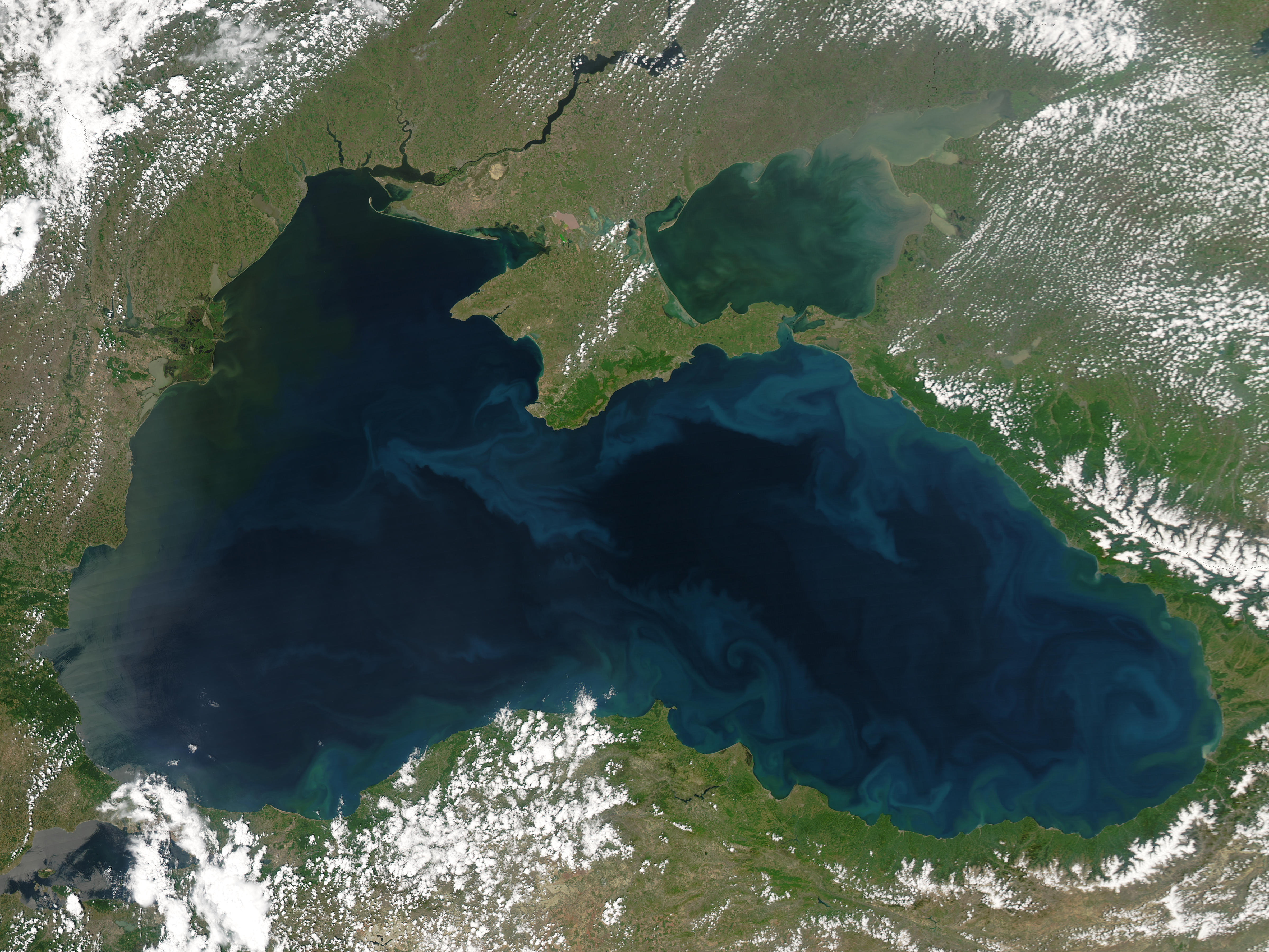 Nasa Visible Earth The Black Sea