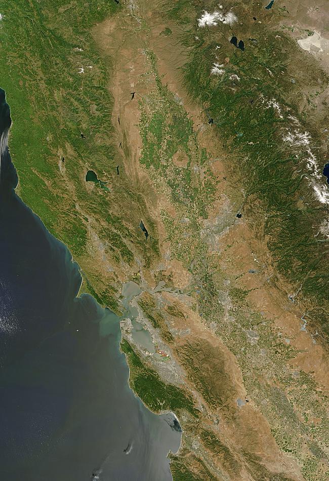 San Joaquin-Sacramento River Delta, California (before levee break) - related image preview