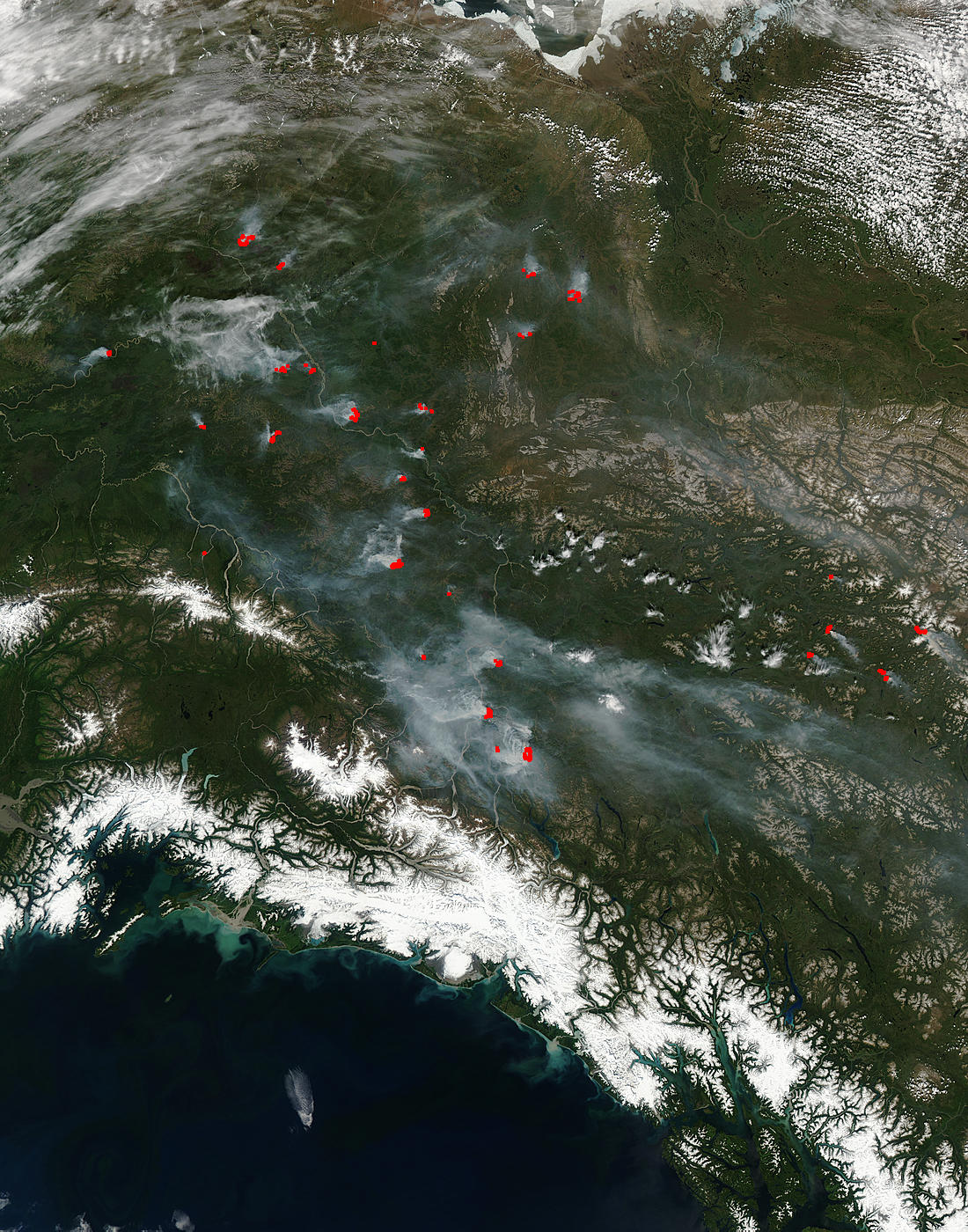 Wildfires across Alaska - related image preview
