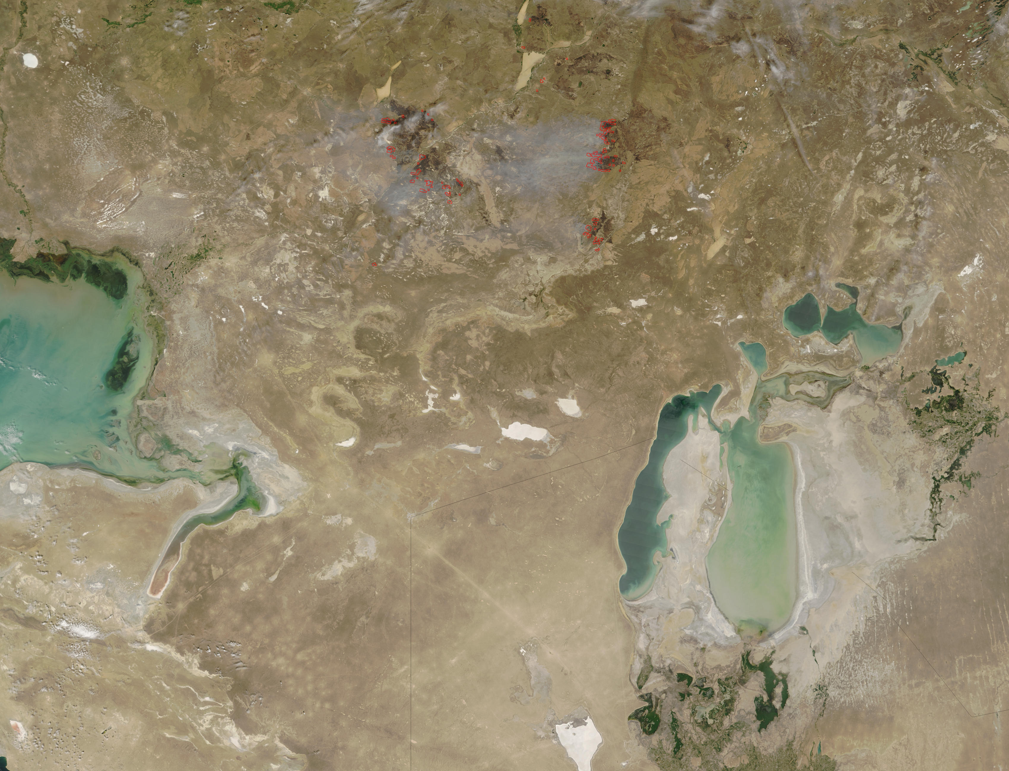 Fires in western Kazakhstan - related image preview