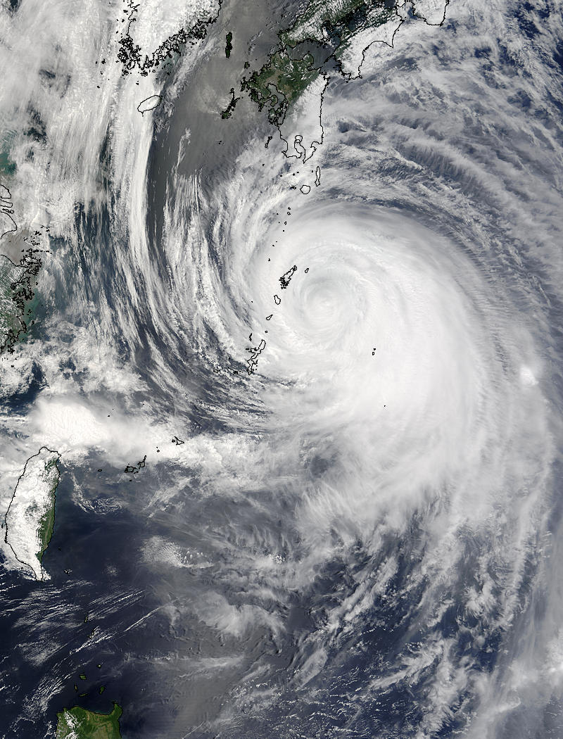 Typhoon Dianmu (09W) approaching Japan - related image preview