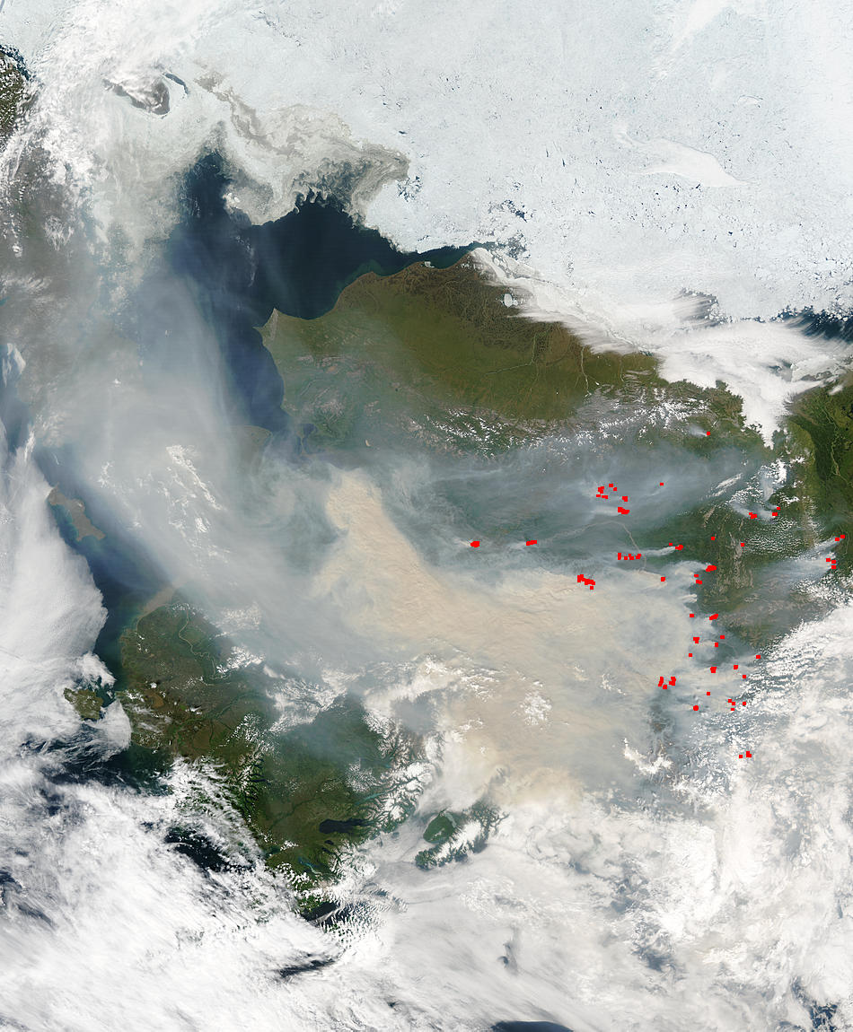 Fires and smoke across Alaska - related image preview