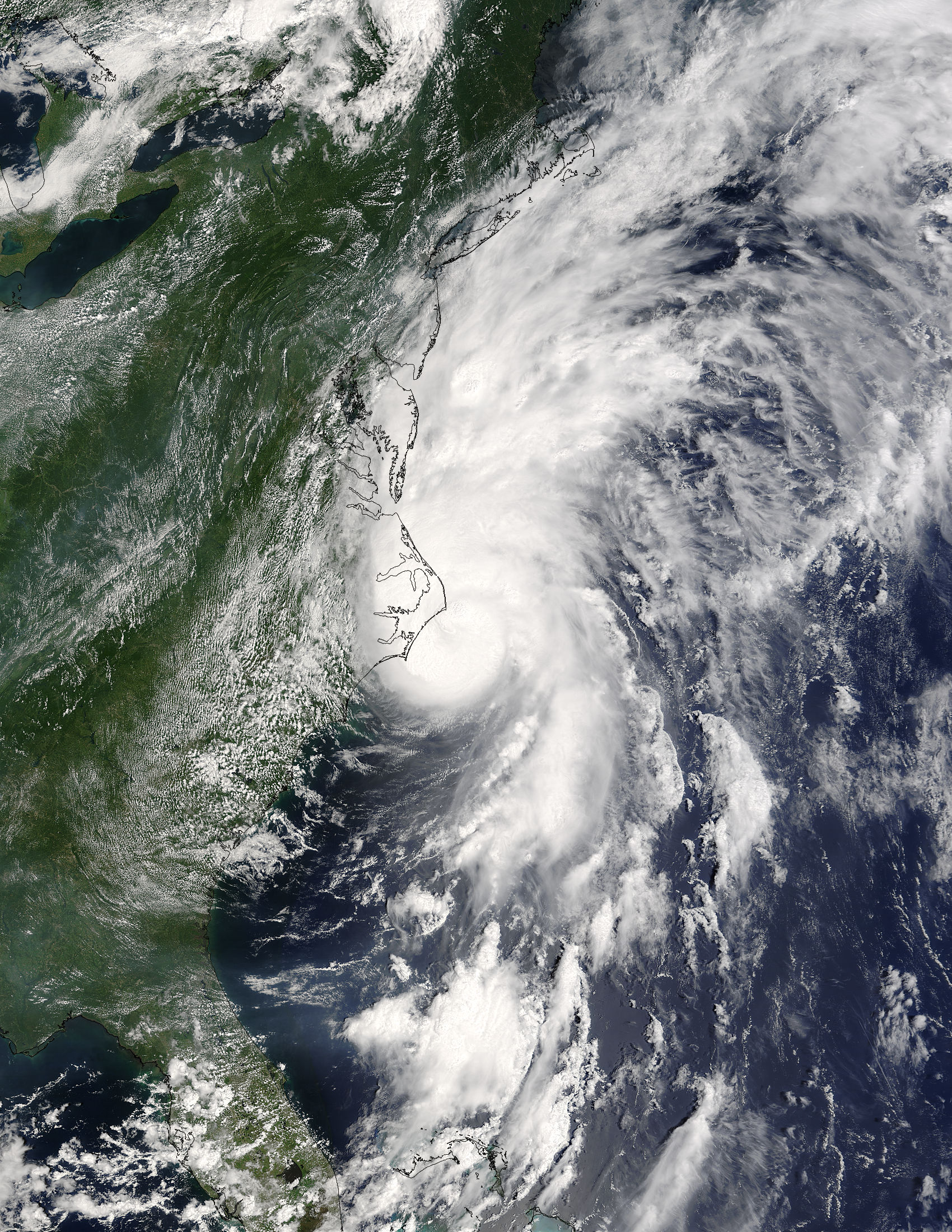 Hurricane Alex (01L) off United States East Coast - related image preview