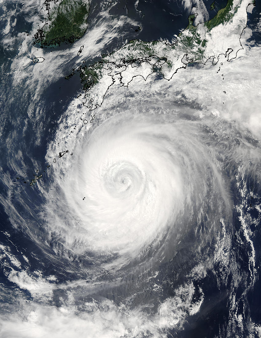 Typhoon Chaba (19W) south of Japan - related image preview