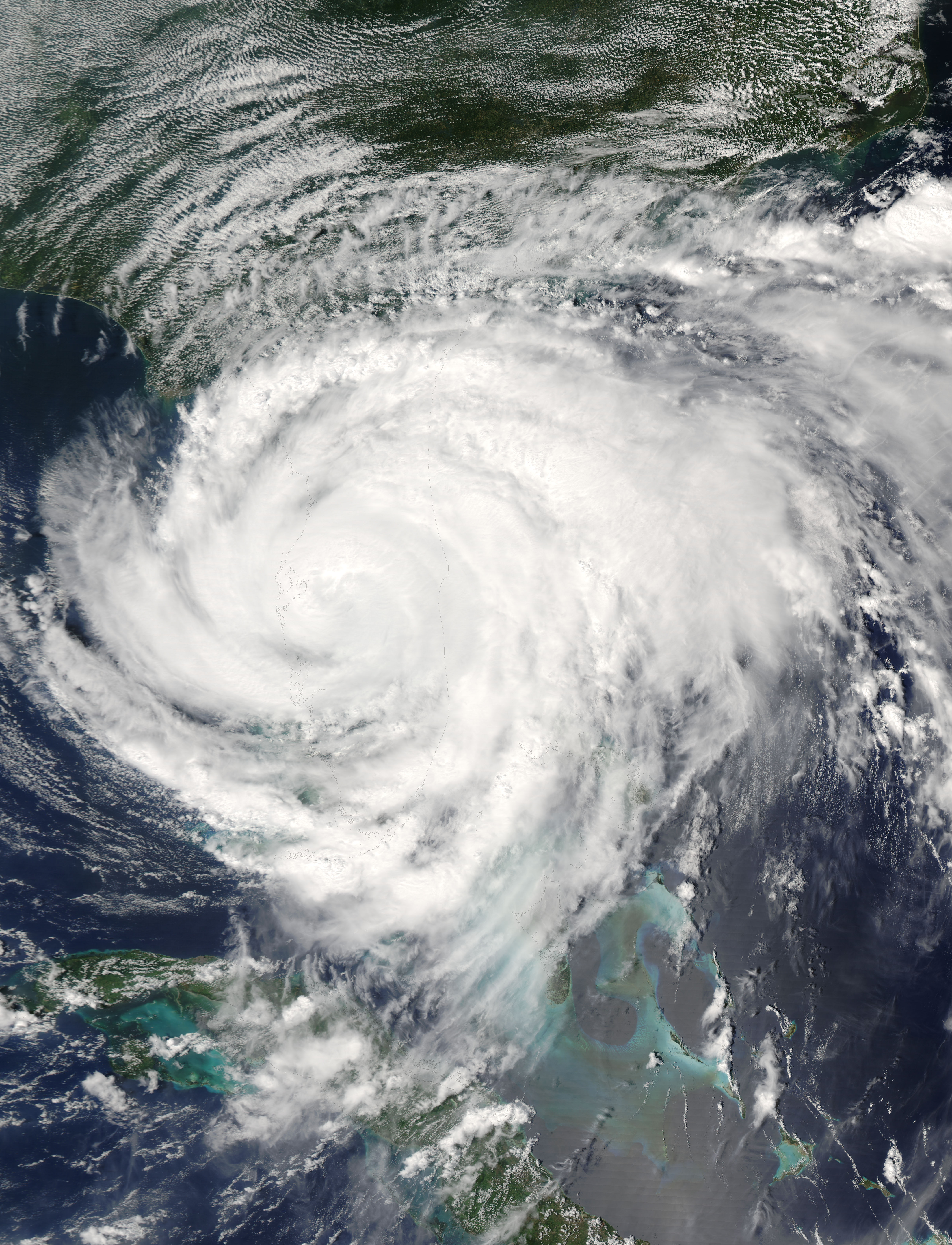 Hurricane Frances (06L) over Florida - related image preview