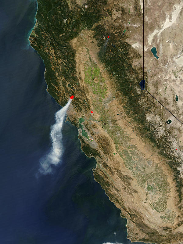 Geysers Fire in California - related image preview
