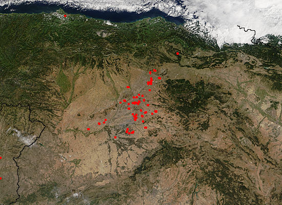 Fires in northern Spain - related image preview