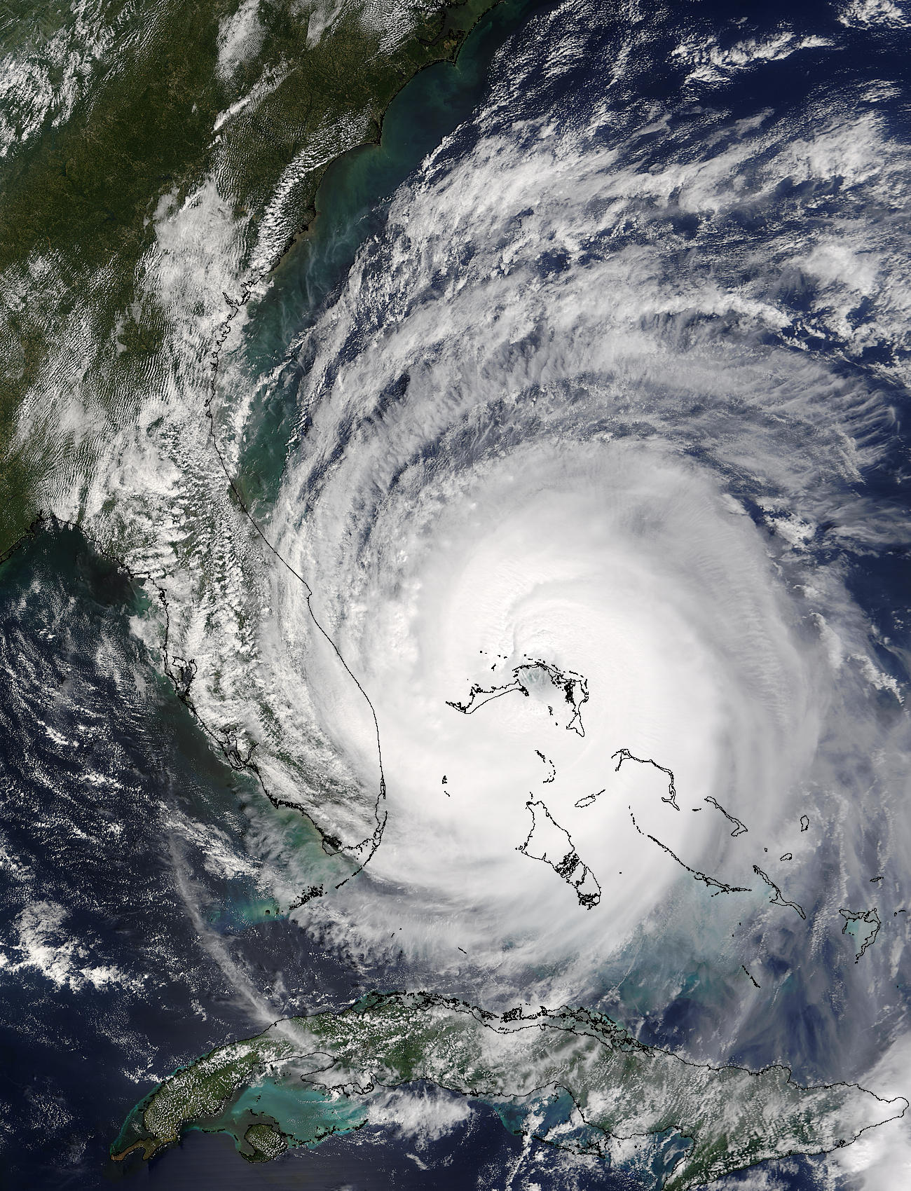 Hurricane Jeanne (11L) over the Bahamas - related image preview
