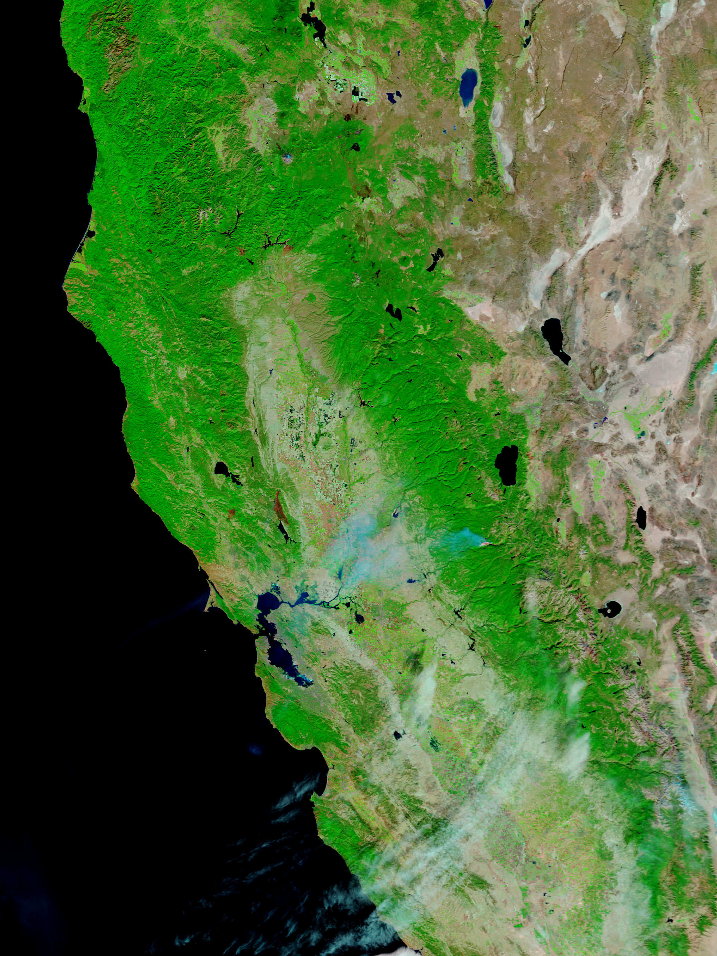 California (before floods, false color) - related image preview
