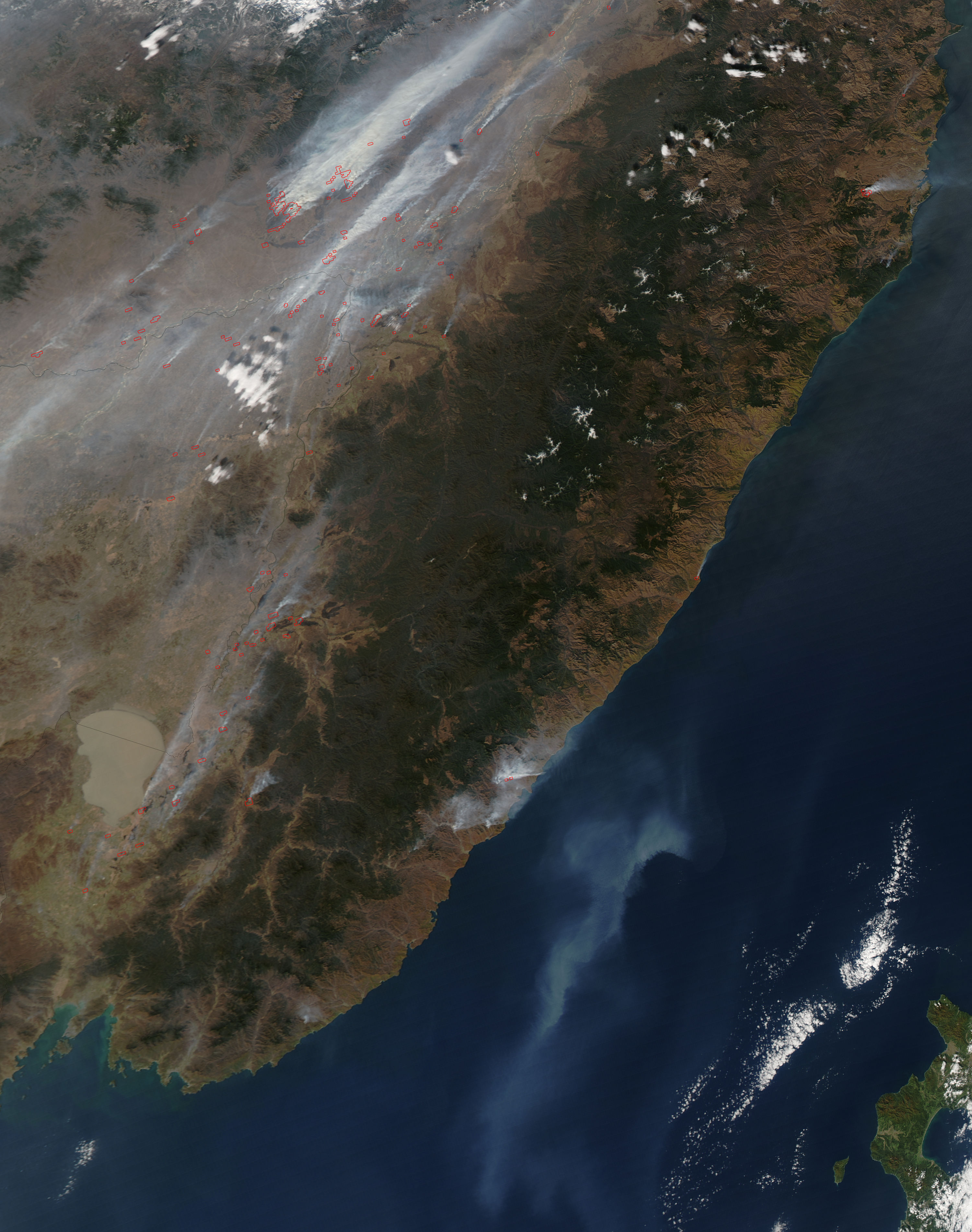 Fires and smoke in far Eastern Russia - related image preview