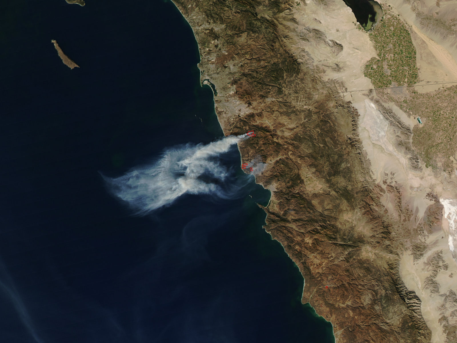 Fires in Northern Baja California - related image preview