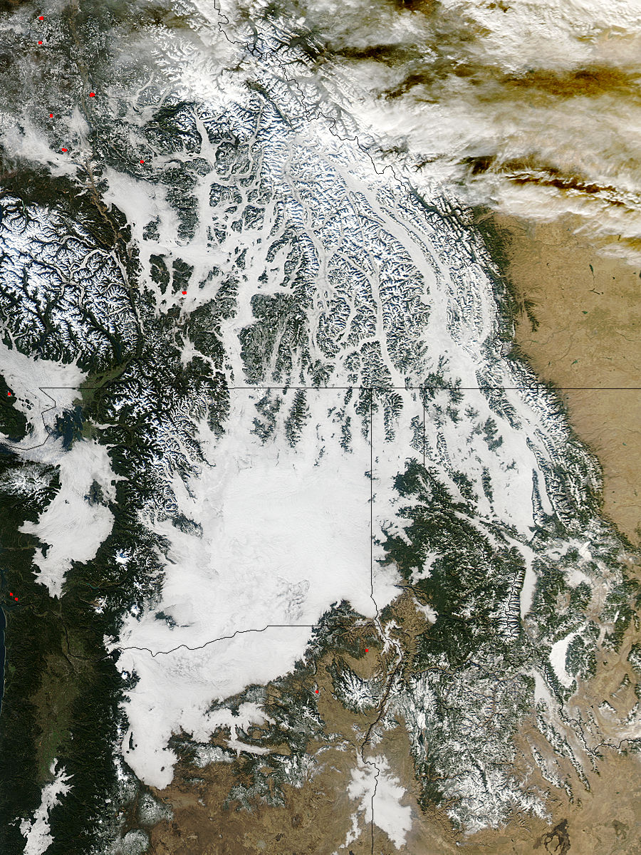 Fog in the Rockies Valleys and Washington - related image preview