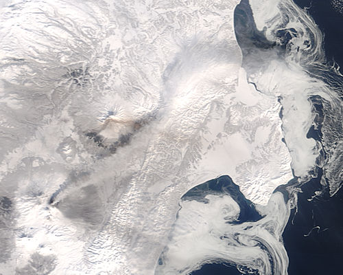 Ash Plume from Kamchatka - related image preview