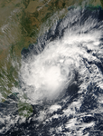 Tropical Cyclone Baaz approaching India and Sri Lanka - selected image