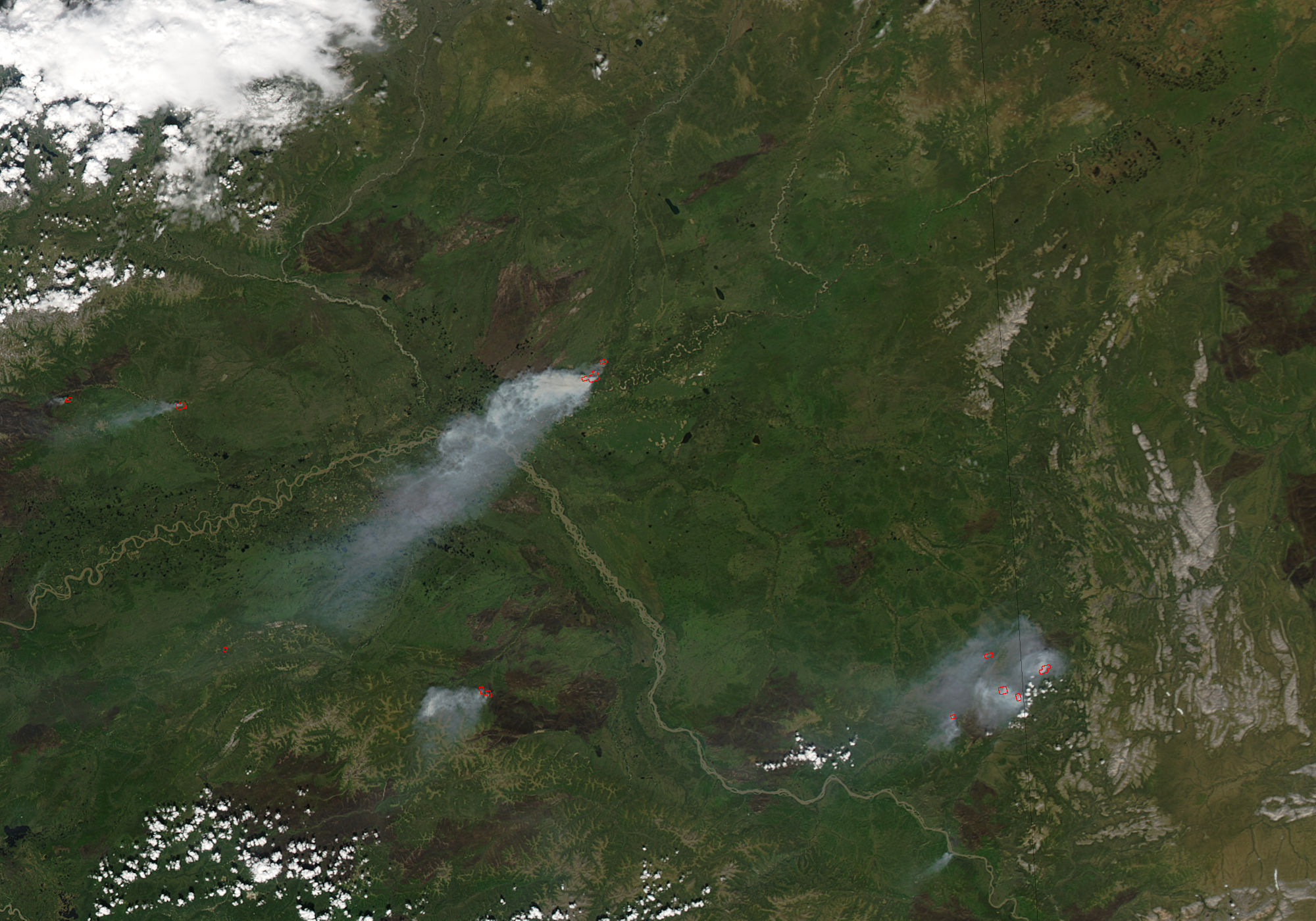 Fires in Eastern Alaska - related image preview
