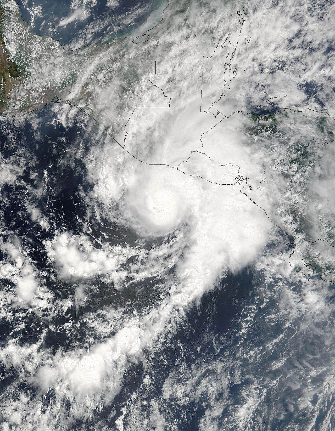 Hurricane Adiran (01E) approaching Central America - related image preview
