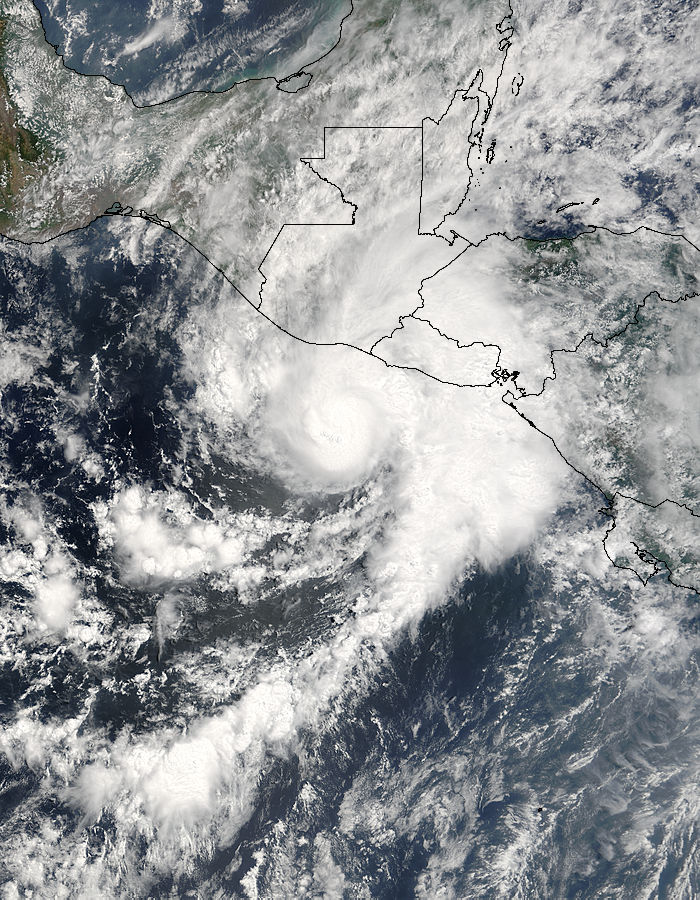 Hurricane Adiran (01E) approaching Central America - related image preview