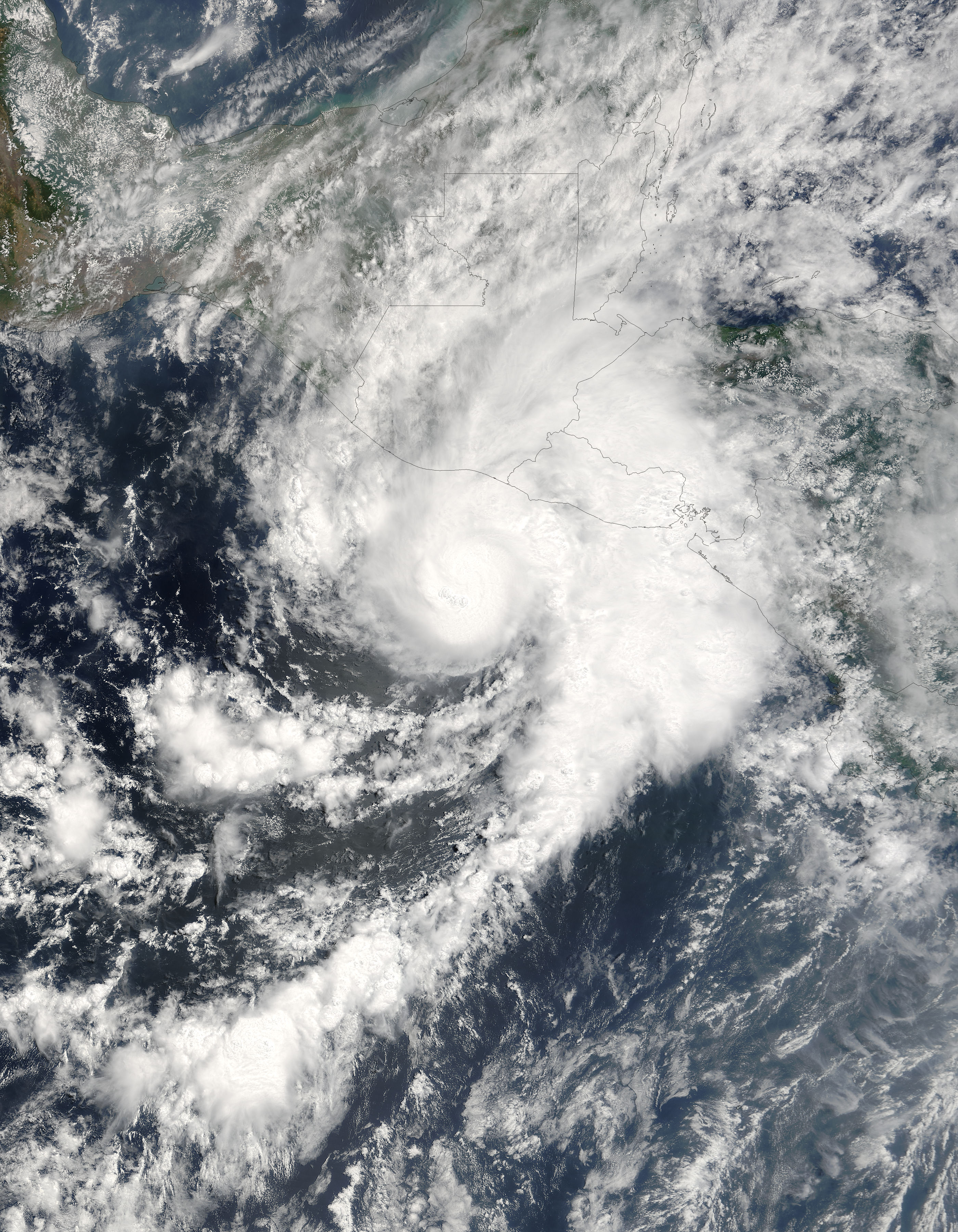 Hurricane Adiran (01E) approaching Central America - related image preview