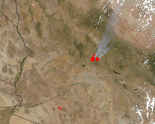 Cave Creek Fire in Arizona - related image preview