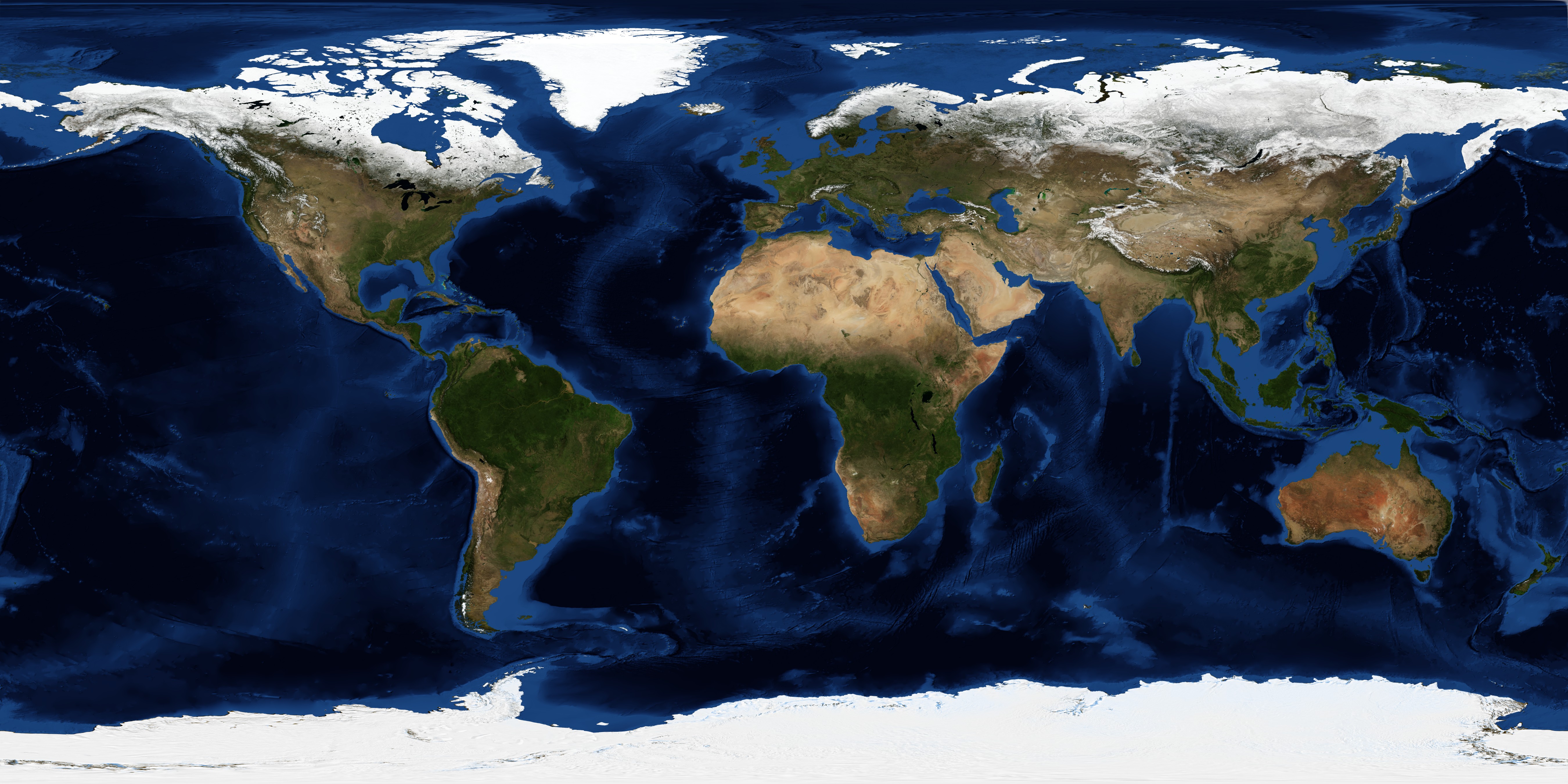 April, Blue Marble Next Generation w/ Topography and Bathymetry - related image preview