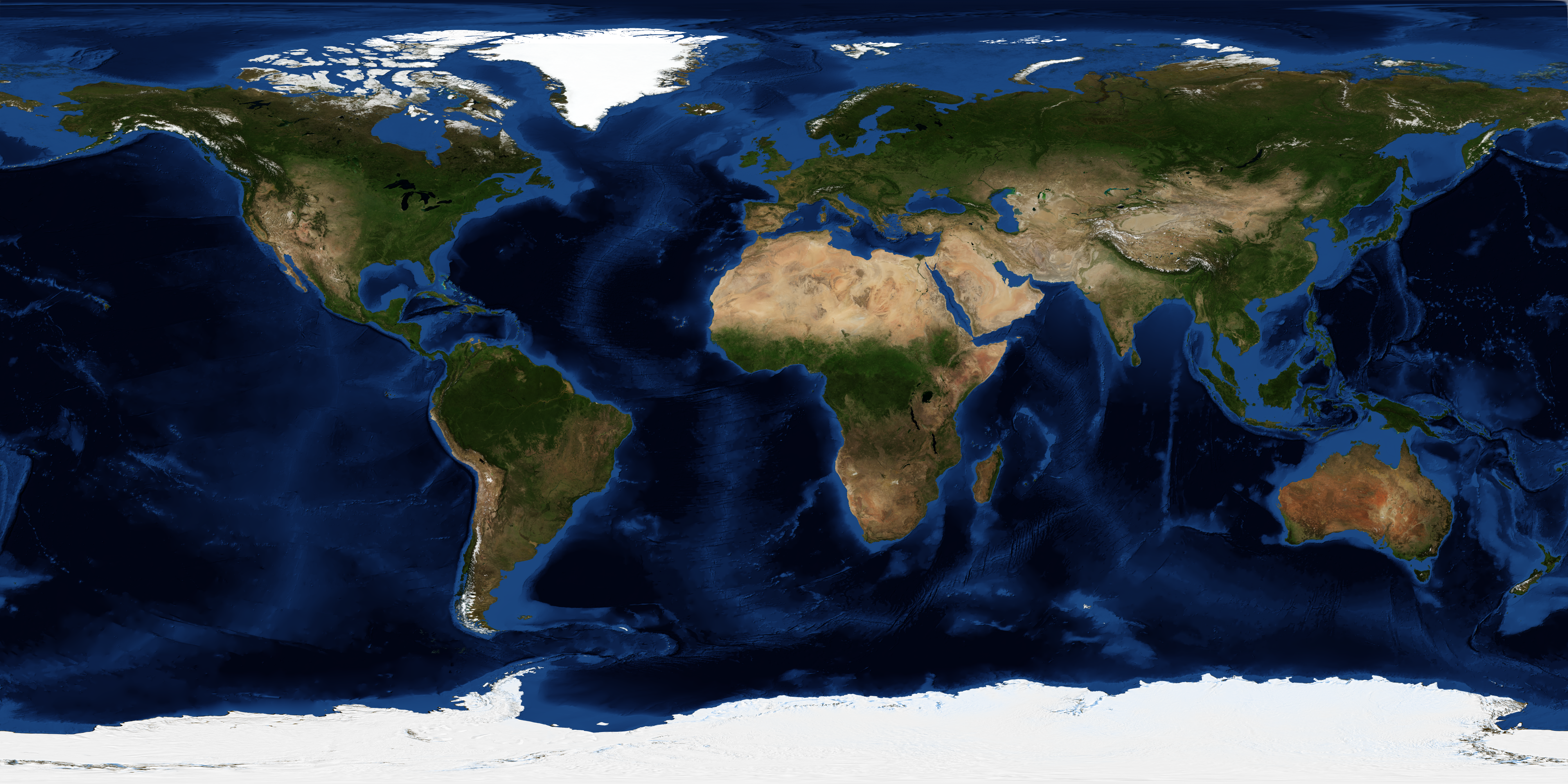 July, Blue Marble Next Generation w/ Topography and Bathymetry - related image preview