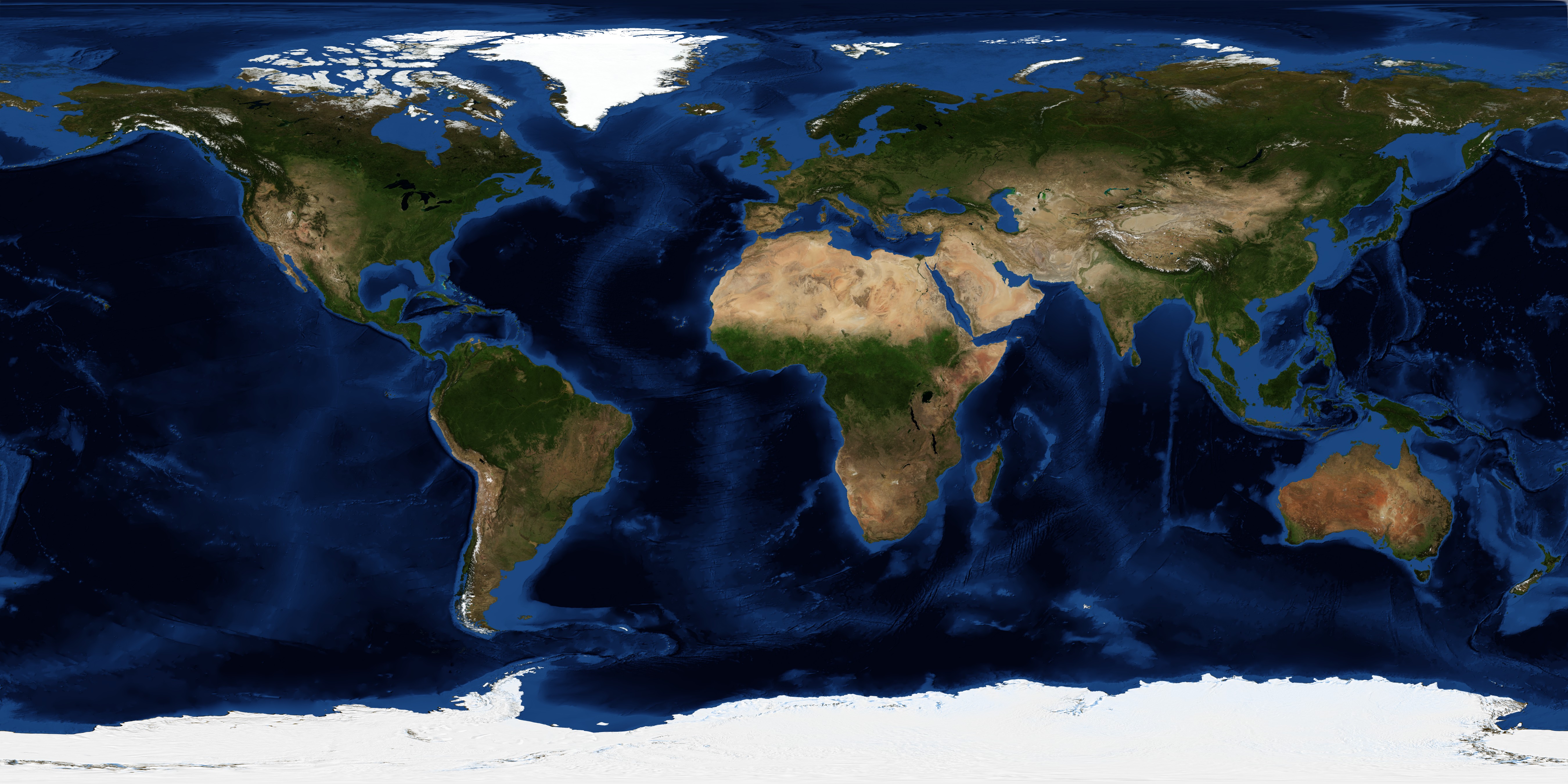 August, Blue Marble Next Generation w/ Topography and Bathymetry - related image preview