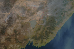 Fires in Russia and China