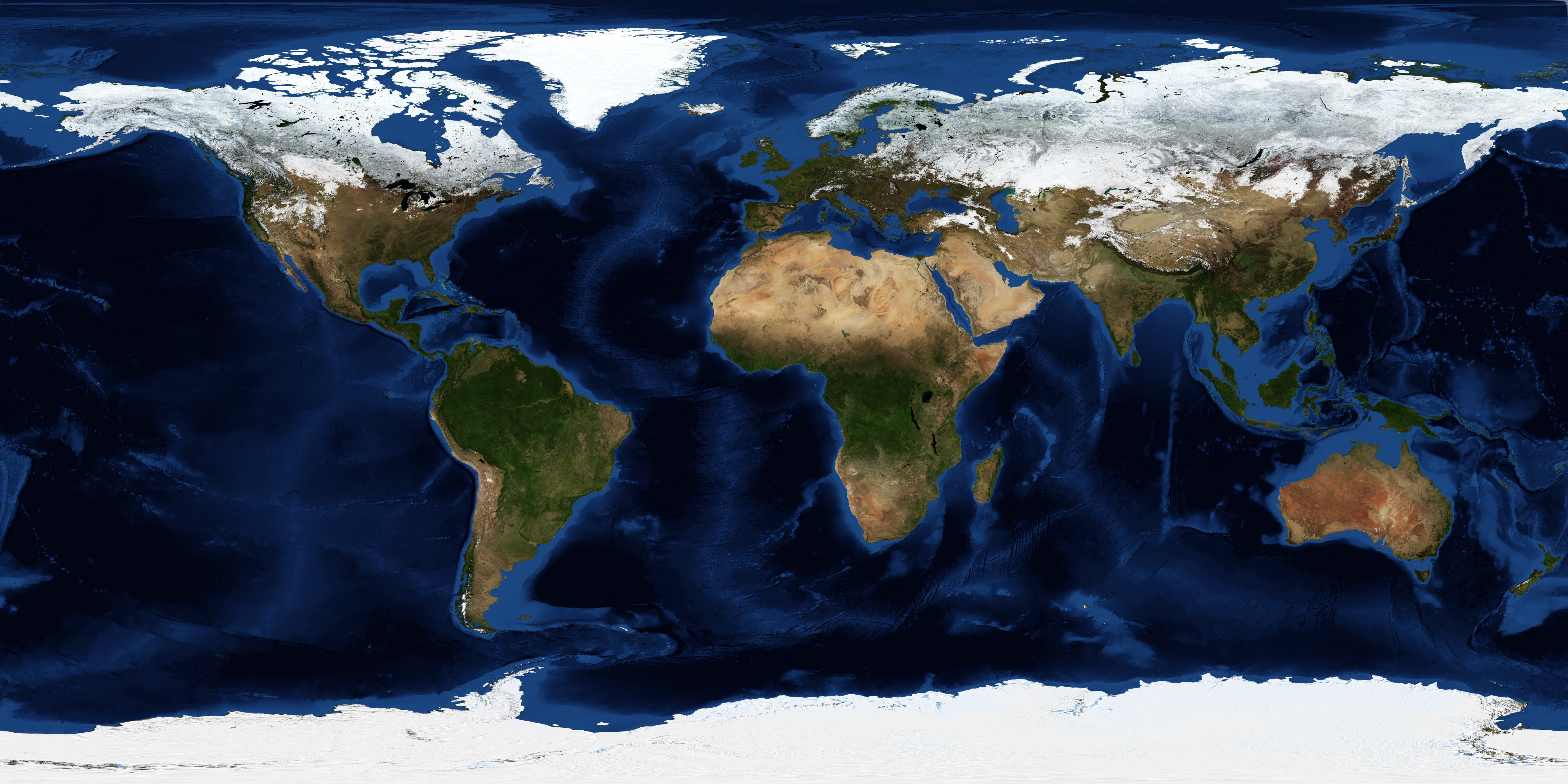 December, Blue Marble Next Generation w/ Topography and Bathymetry - related image preview