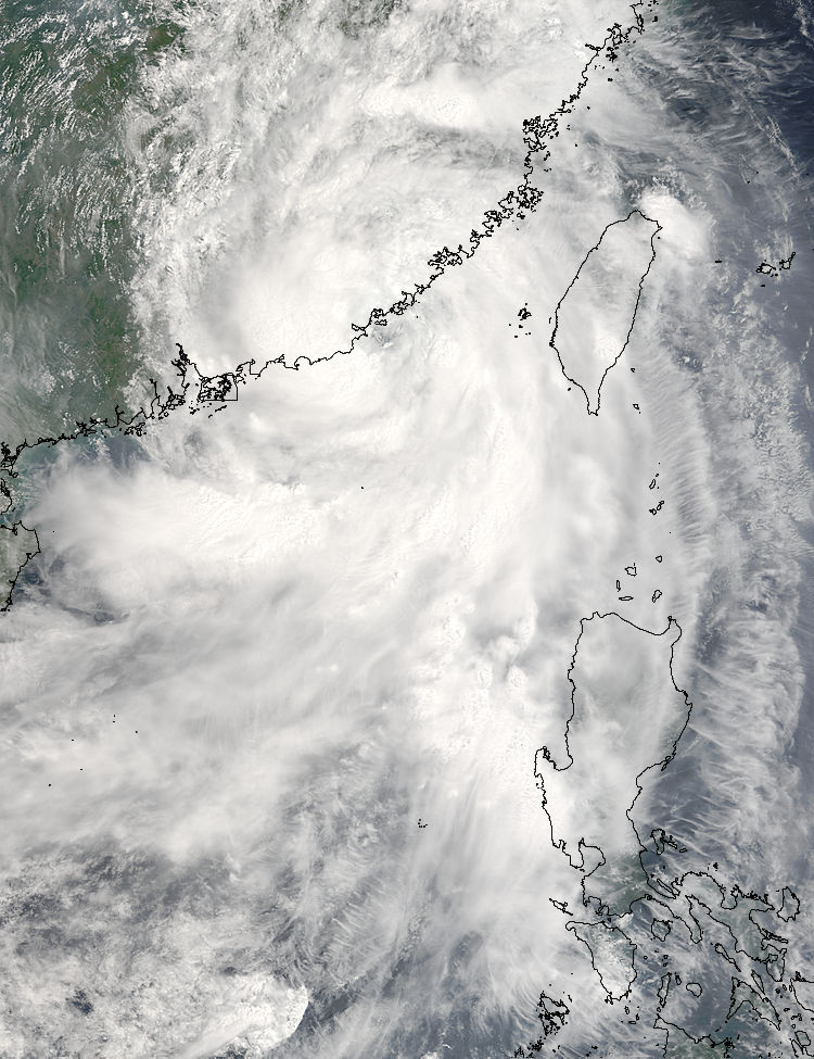 Tropical Storm Sanvu over China - related image preview