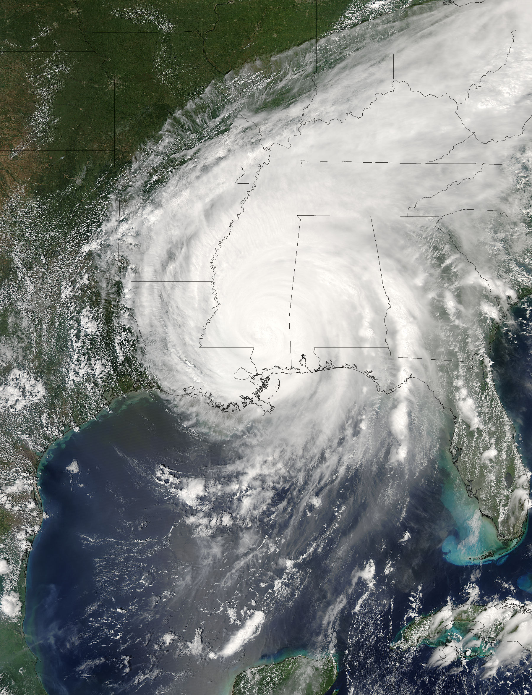 Hurricane Katrina (12L) over the Gulf Coast - related image preview