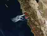Fires in northern Baja California - selected image