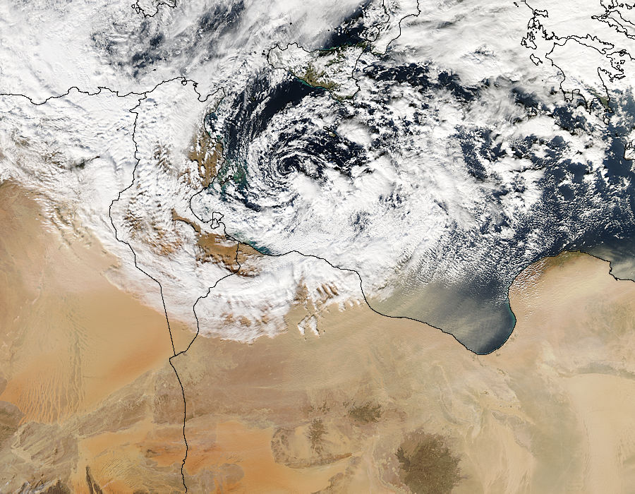 Dust storm over Libya - related image preview