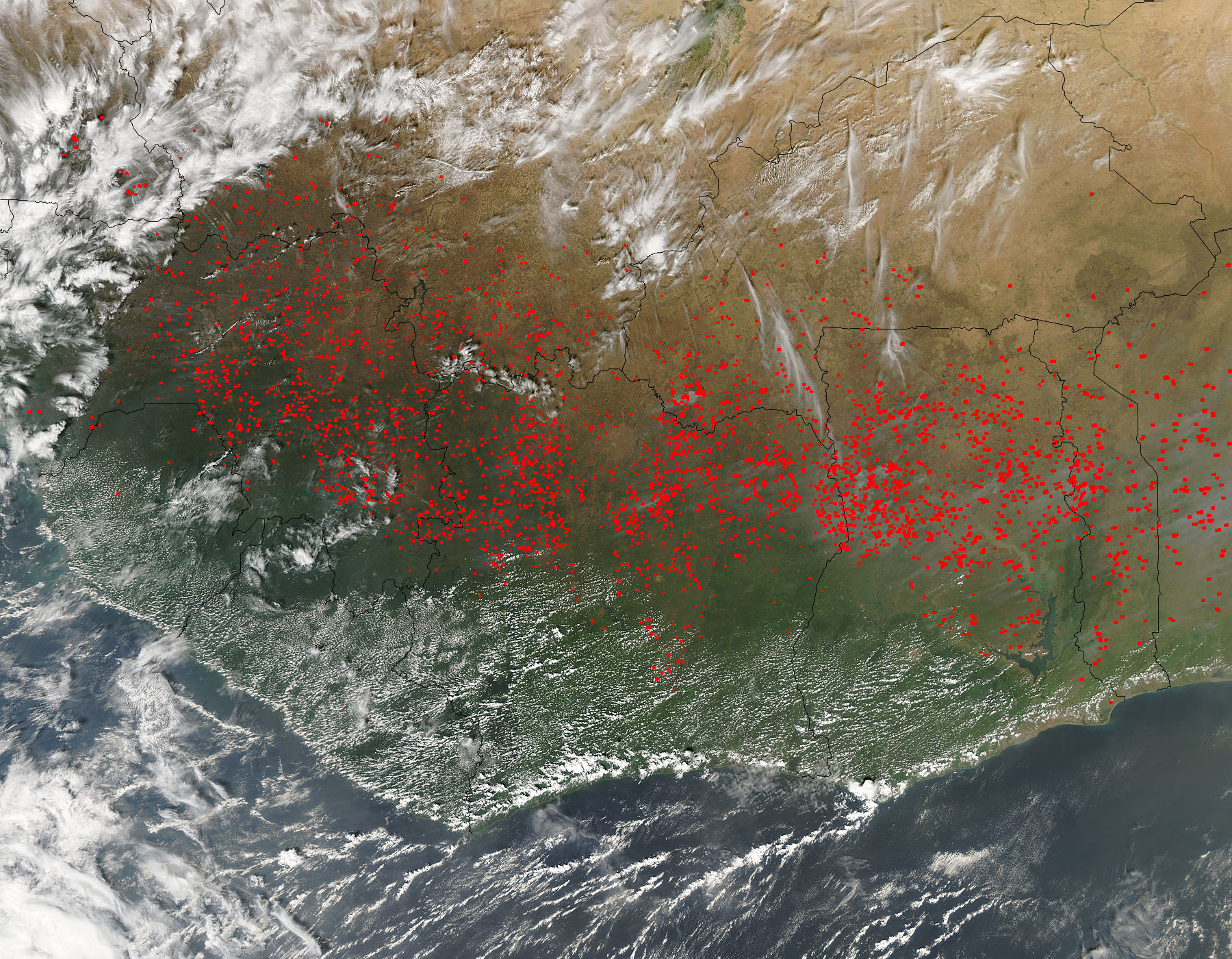 Fires in western Africa - related image preview