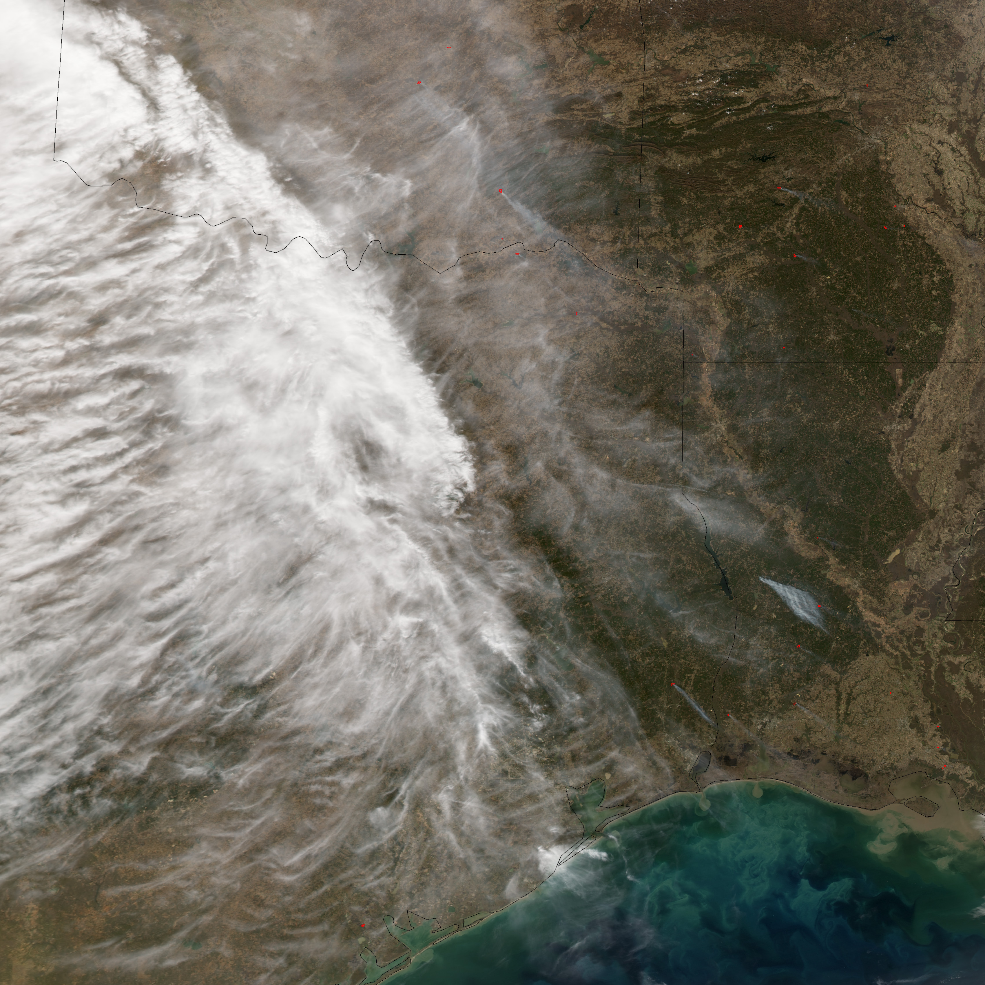 Fires in Southern U.S.A. - related image preview