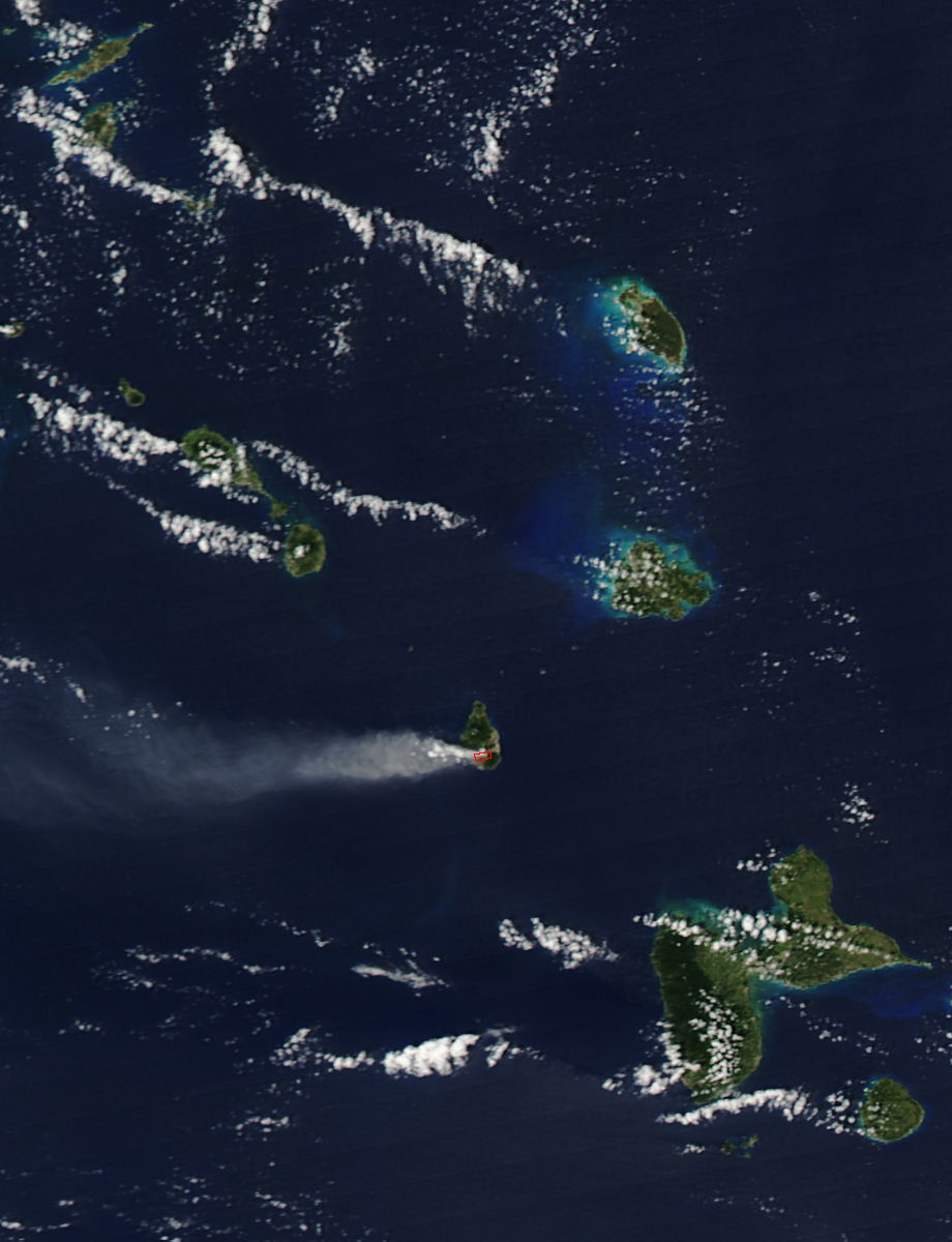 Ash Plume from Soufriere Hills, Montserrat - related image preview