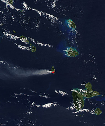 Ash Plume from Soufriere Hills, Montserrat - related image preview