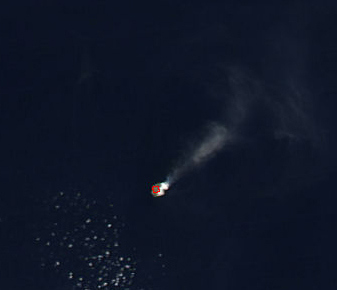 Eruption of Barren Island volcano, Andaman Sea - related image preview