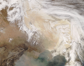 Dust storm in northeast China - related image preview