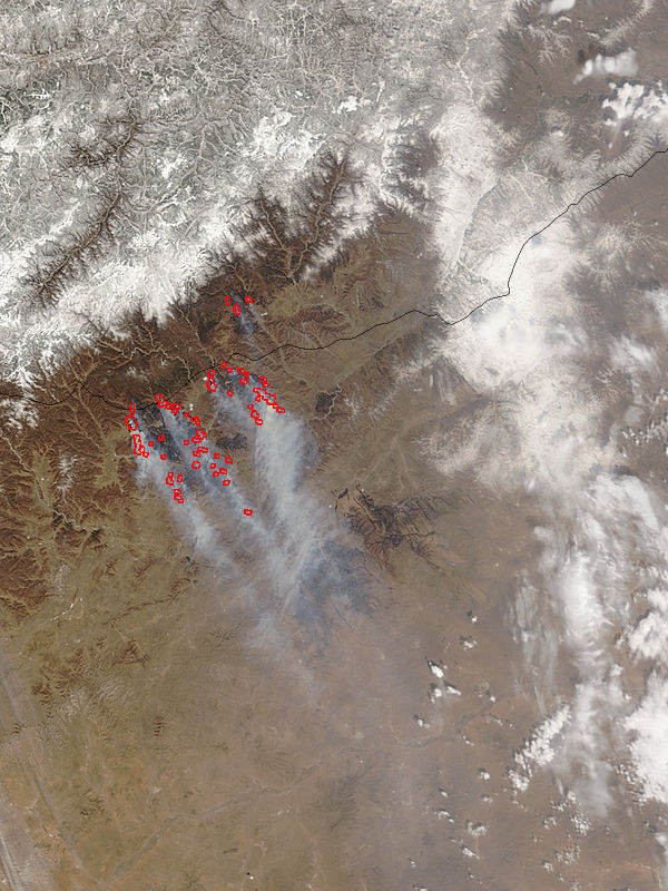Fires and Burn Scars in Mongolia - related image preview