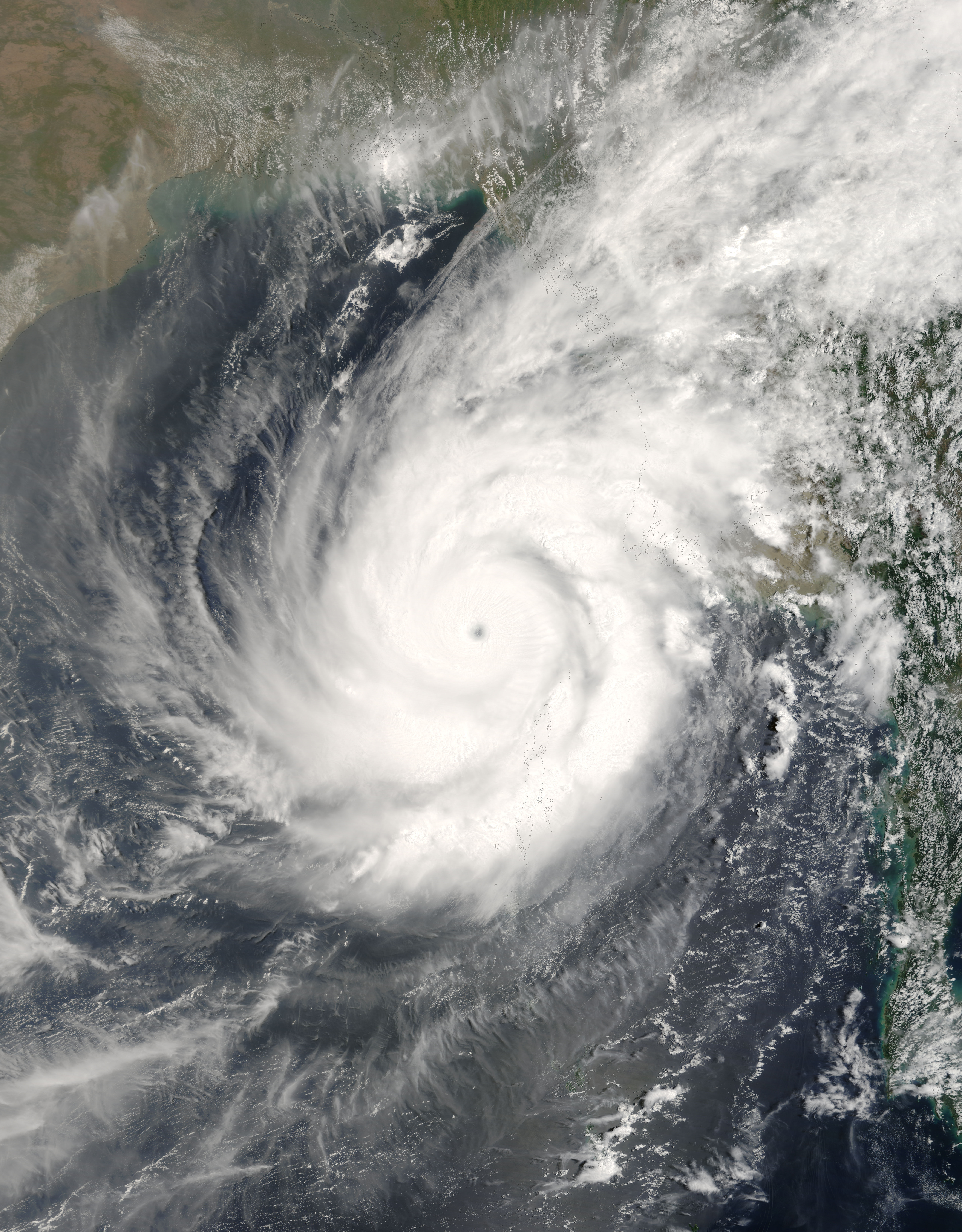 Cyclone Mala over the Bay of Bengal - related image preview