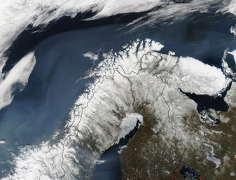 Smoke over Scandinavia and Russia - related image preview