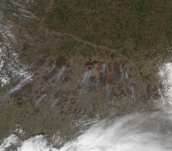 Fires in Southern Siberia - related image preview