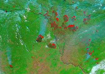 Fires along the Russia-China border - related image preview