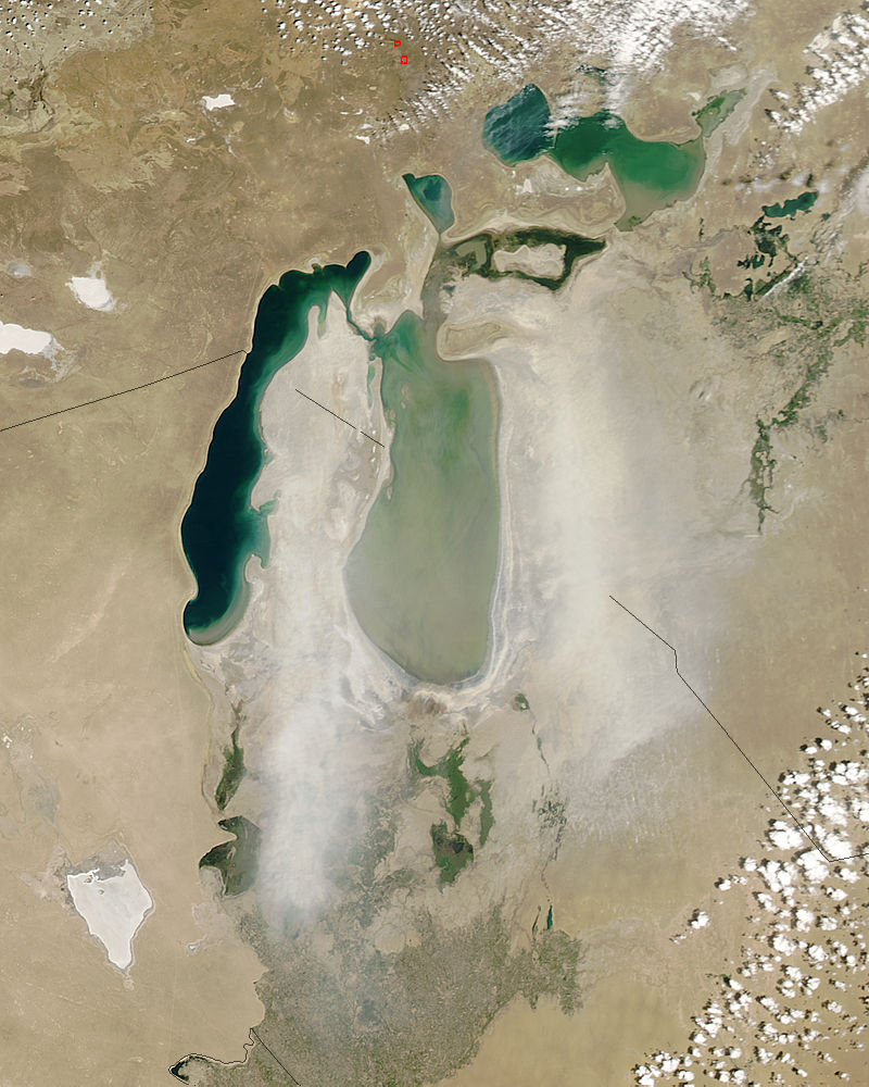 Dust Storm Over the Aral Sea - related image preview