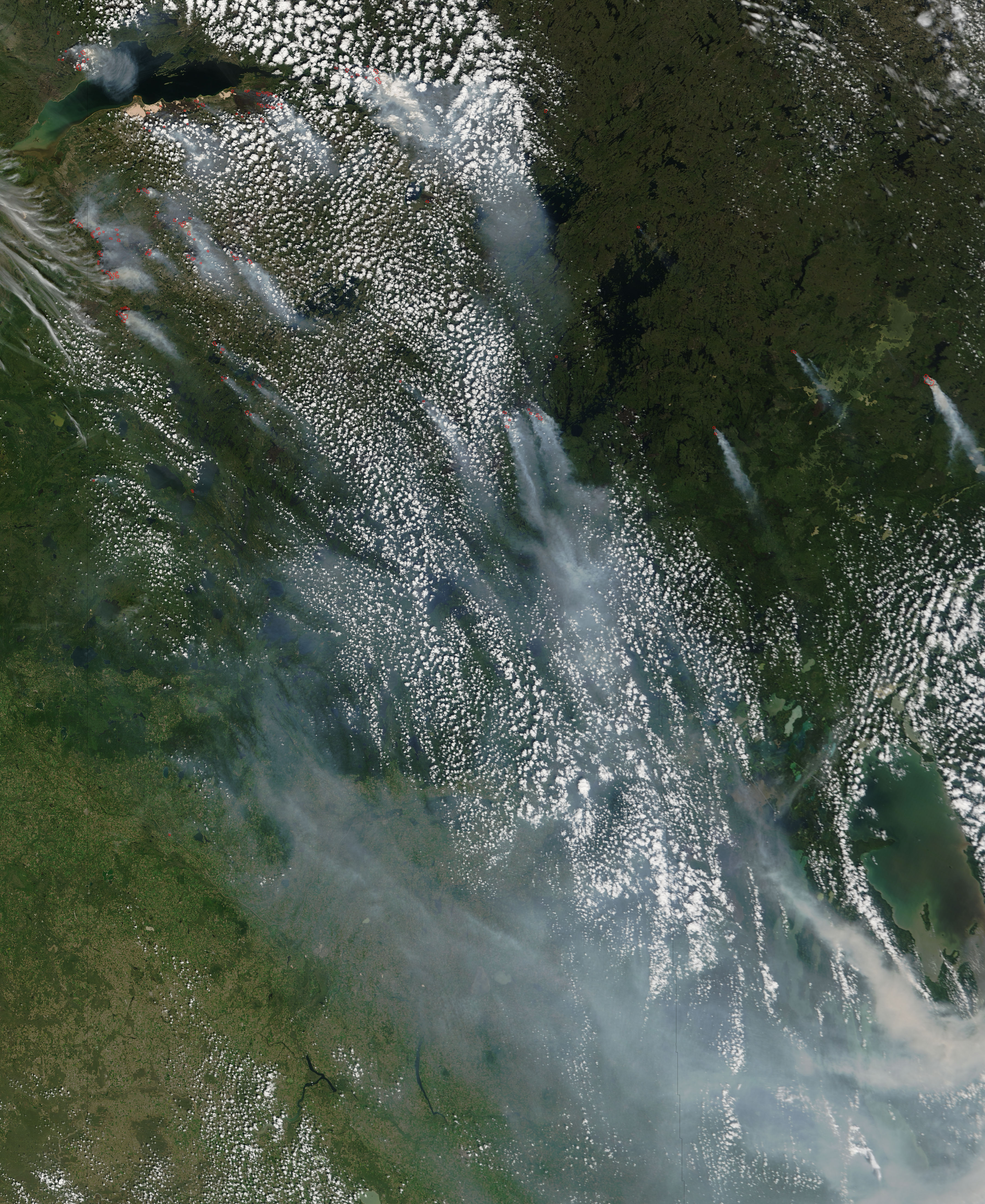 Fires and smoke in Saskatchewan and Manitoba - related image preview