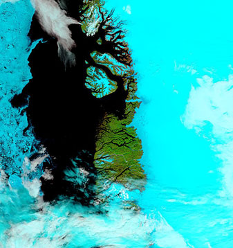 Meltwater Ponds Along Greenland’s West Coast - related image preview